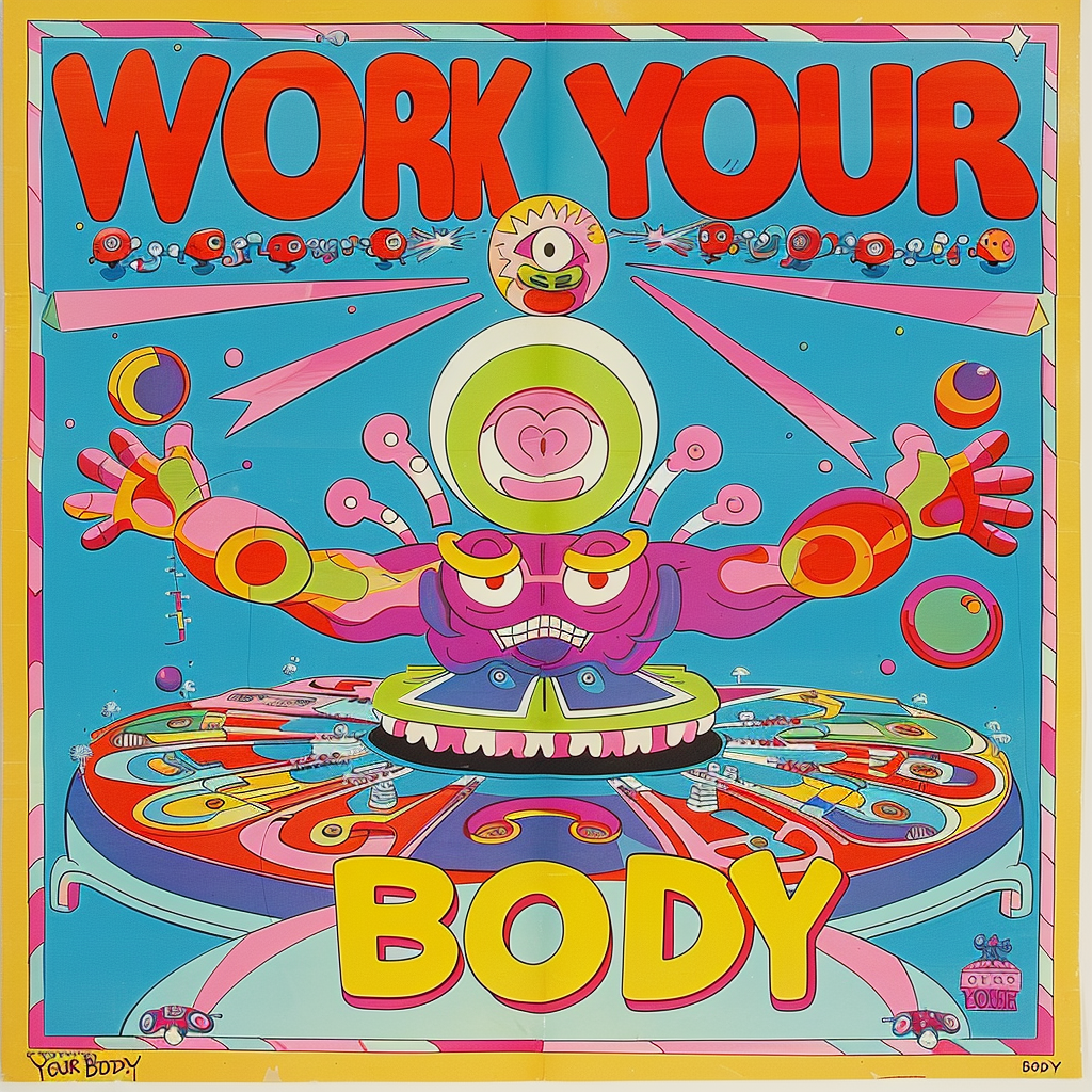 Cutups – Work Your Body [MIX] – Electro funk, roller skate, breakdance, italo disco jams +
