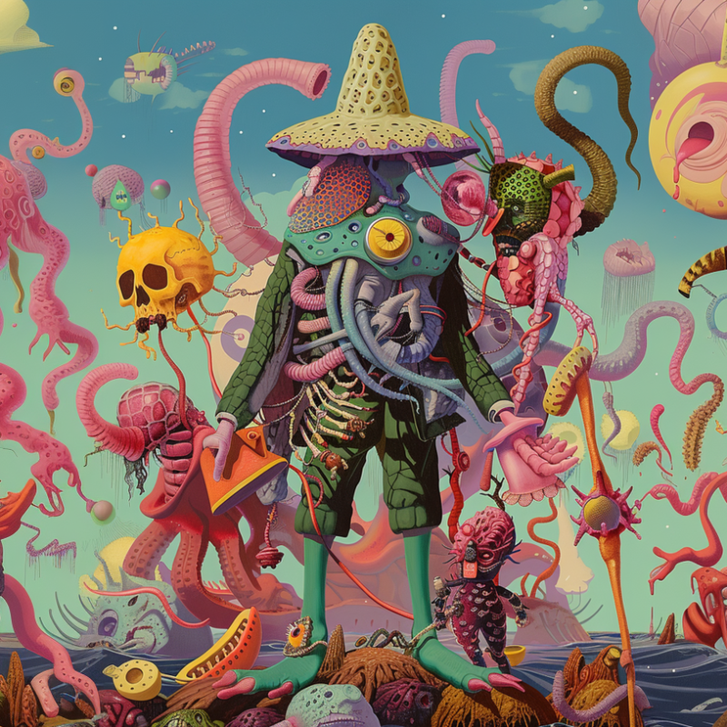 AI Generated pop surrealism by cutups